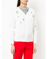 Женский белый кардиган с вышивкой от GUILD PRIME