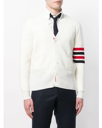 Мужской белый кардиган от Thom Browne