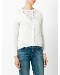 Женский белый кардиган от Eleventy