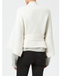 Женский белый кардиган от Le Kasha