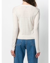 Женский белый кардиган от Theory