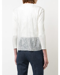 Женский белый кардиган от Akris