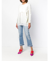 Женский белый кардиган от Semicouture