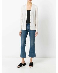 Женский белый кардиган от Tory Burch