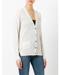 Женский белый кардиган от Tory Burch