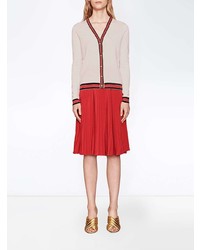 Женский белый кардиган от Gucci