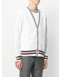 Мужской белый кардиган от Thom Browne