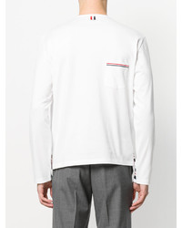 Мужской белый кардиган от Thom Browne