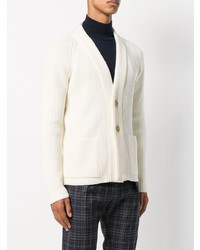 Мужской белый кардиган от Nuur