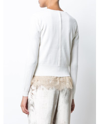Женский белый кардиган от Adam Lippes