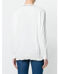 Женский белый кардиган от Fabiana Filippi