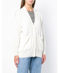 Женский белый кардиган от MM6 MAISON MARGIELA