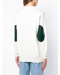 Женский белый кардиган от MM6 MAISON MARGIELA