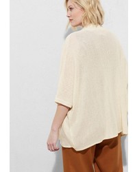 Женский белый кардиган от Violeta BY MANGO