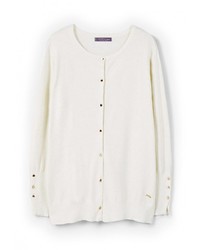 Женский белый кардиган от Violeta BY MANGO