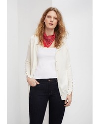 Женский белый кардиган от Violeta BY MANGO