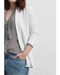 Женский белый кардиган от Violeta BY MANGO