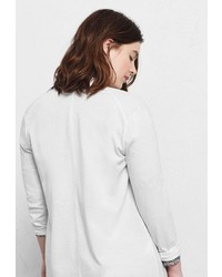 Женский белый кардиган от Violeta BY MANGO