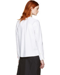 Женский белый кардиган от Thom Browne