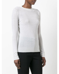 Женский белый кашемировый свитер от Joseph