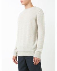 Женский белый кашемировый свитер от The Elder Statesman