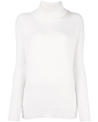 Женский белый кашемировый свитер от Loro Piana