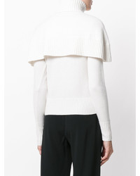 Женский белый кашемировый свитер от Chloé