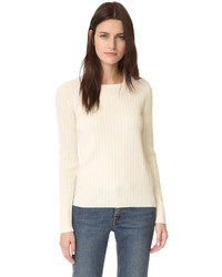 Женский белый кашемировый свитер от TSE