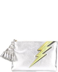 Белый клатч от Anya Hindmarch