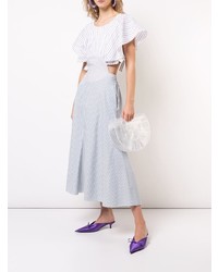 Белый клатч от Cult Gaia