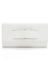 Белый клатч от DKNY