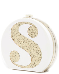 Белый клатч от Kate Spade