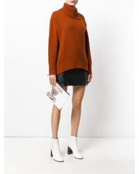 Белый клатч от Moschino