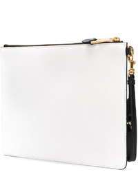 Белый клатч от Moschino