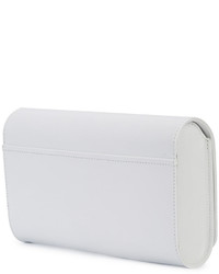 Белый клатч от Perrin Paris