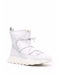 Мужской белый кожаный зимние ботинки от Hide&Jack