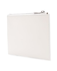 Белый кожаный клатч с принтом от Calvin Klein 205W39nyc