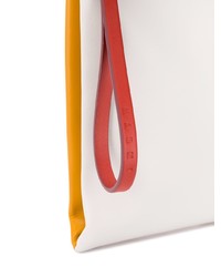 Белый кожаный клатч от Marni