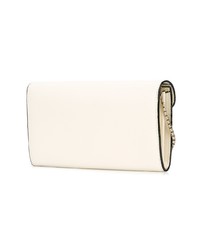 Белый кожаный клатч от Valextra