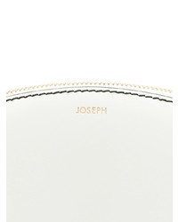 Белый кожаный клатч от Joseph