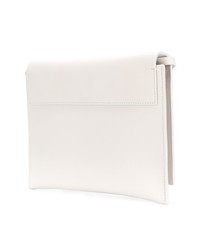 Белый кожаный клатч от Aesther Ekme