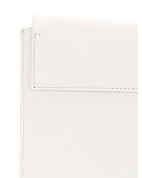 Белый кожаный клатч от Aesther Ekme