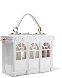 Белый кожаный клатч от Dolce & Gabbana