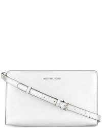 Белый кожаный клатч от MICHAEL Michael Kors