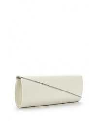 Белый кожаный клатч от Olga Berg
