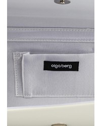 Белый кожаный клатч от Olga Berg