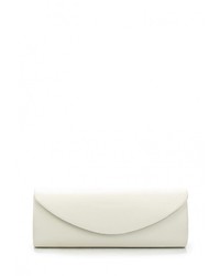 Белый кожаный клатч от Olga Berg