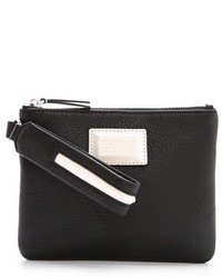 Белый кожаный клатч от Marc by Marc Jacobs