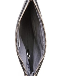 Белый кожаный клатч от Marc by Marc Jacobs