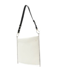 Белый кожаный клатч от Chloé